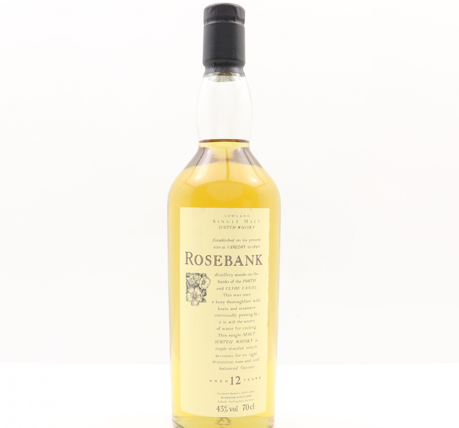 Flora & Fauna Rosebank 12 Year Old Whisky 