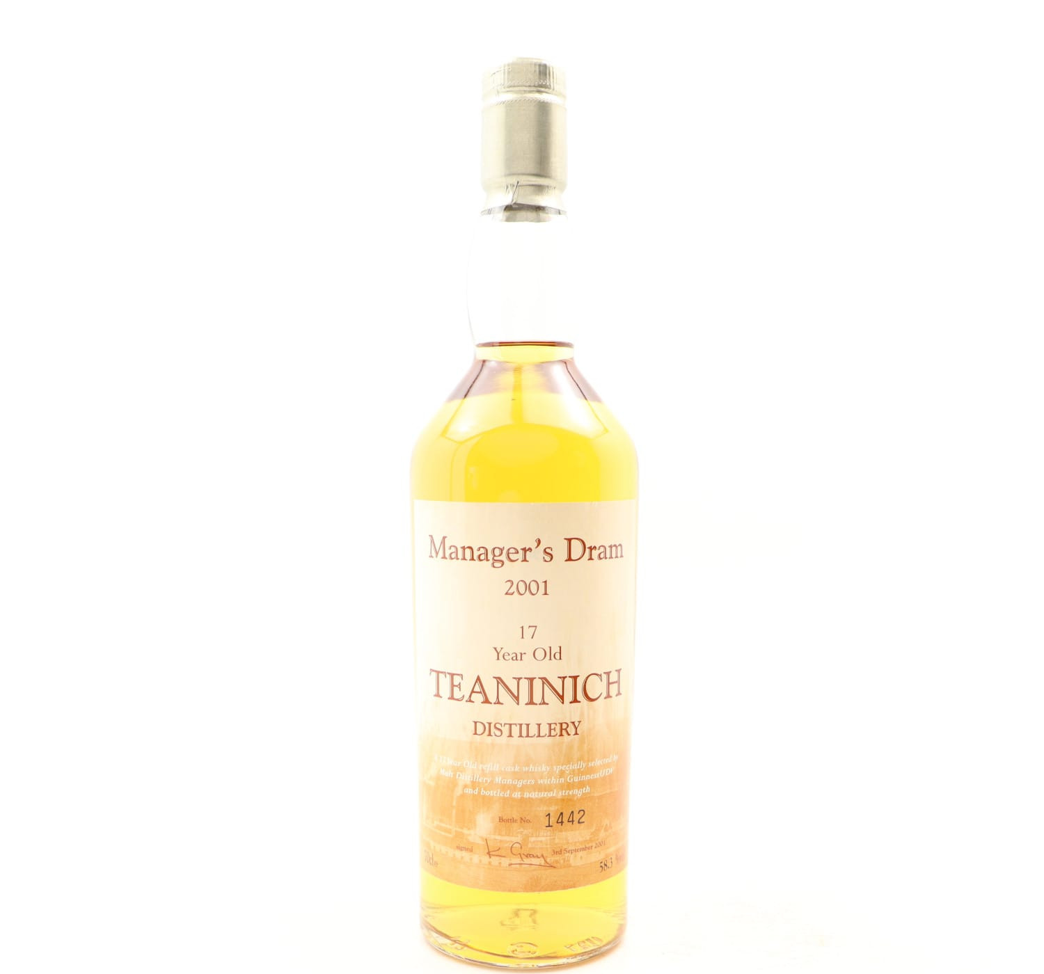 Manager’s Dram Teaninich 17 Year Old Whisky 
