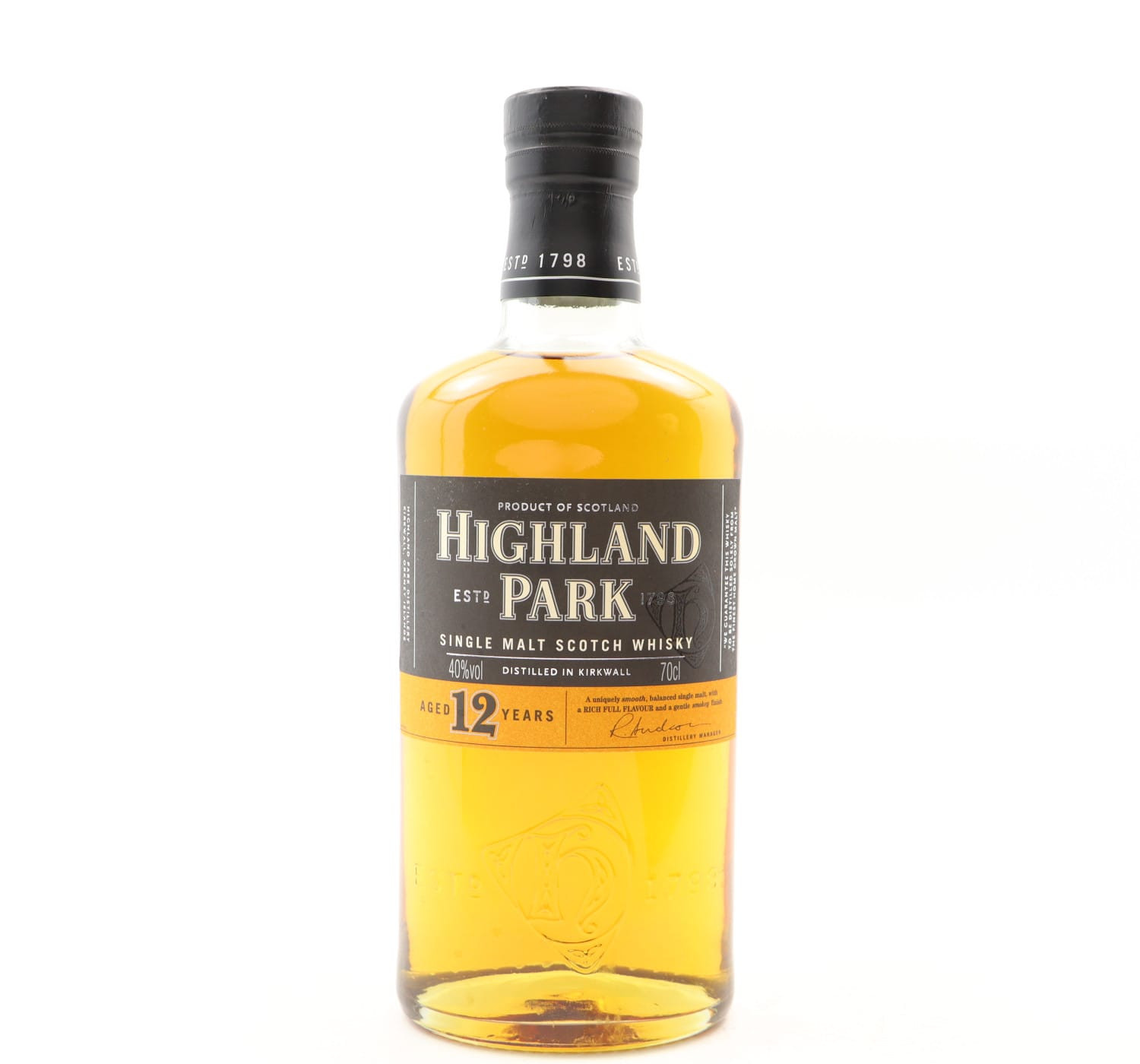 Highland Park 12 Year Old Whisky 