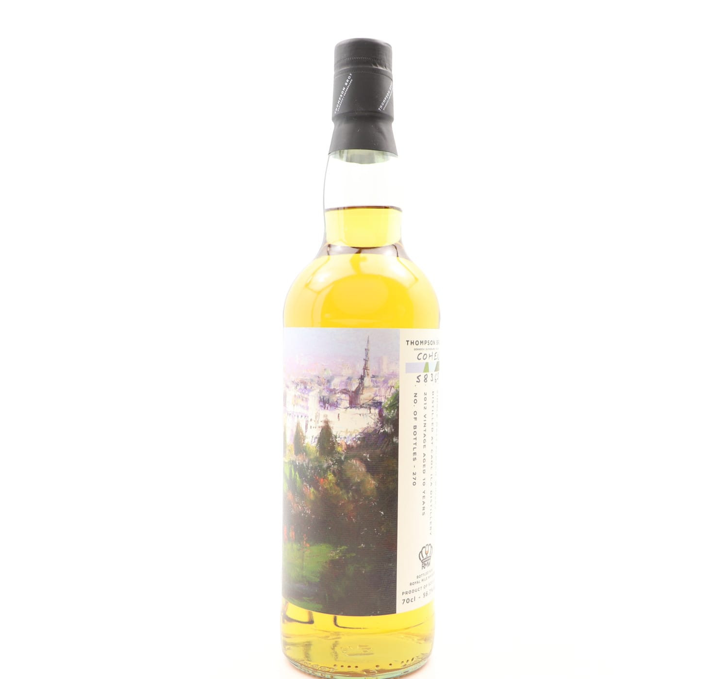 Caol Ila 2012 10 Year Old Thompson Bros For Royal Mile Whiskies Whisky 