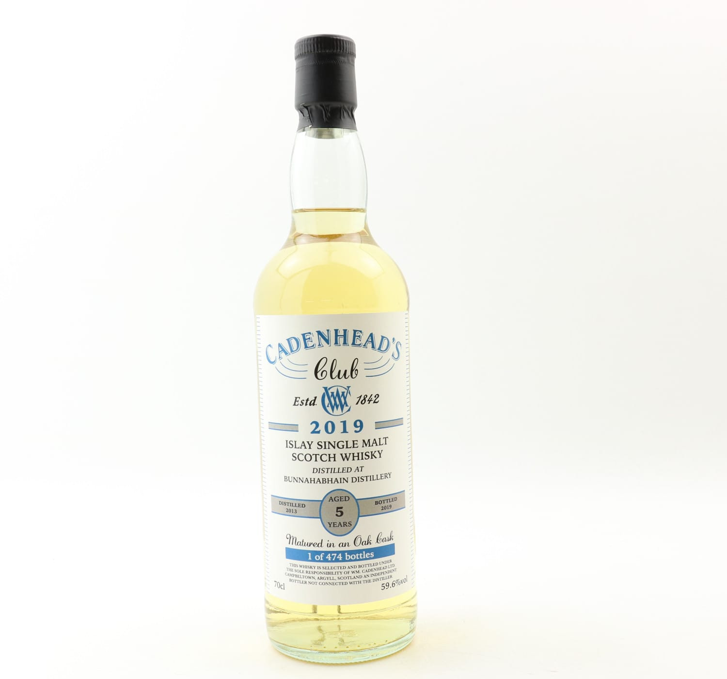 Bunnahabhain 2013 5 Year Old Cadenhead’s Club Whisky 