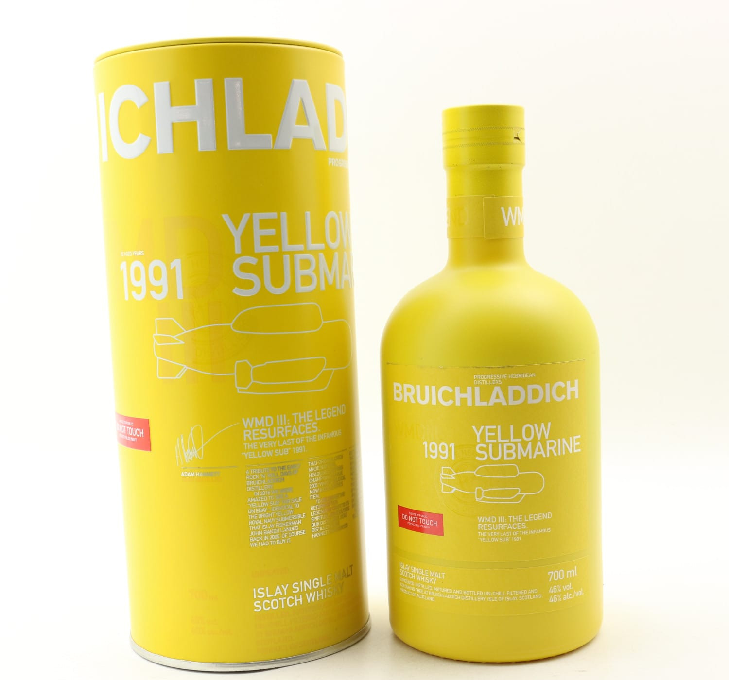 Bruichladdich WMD III Yellow Submarine 1991 25 Year Old Whisky 