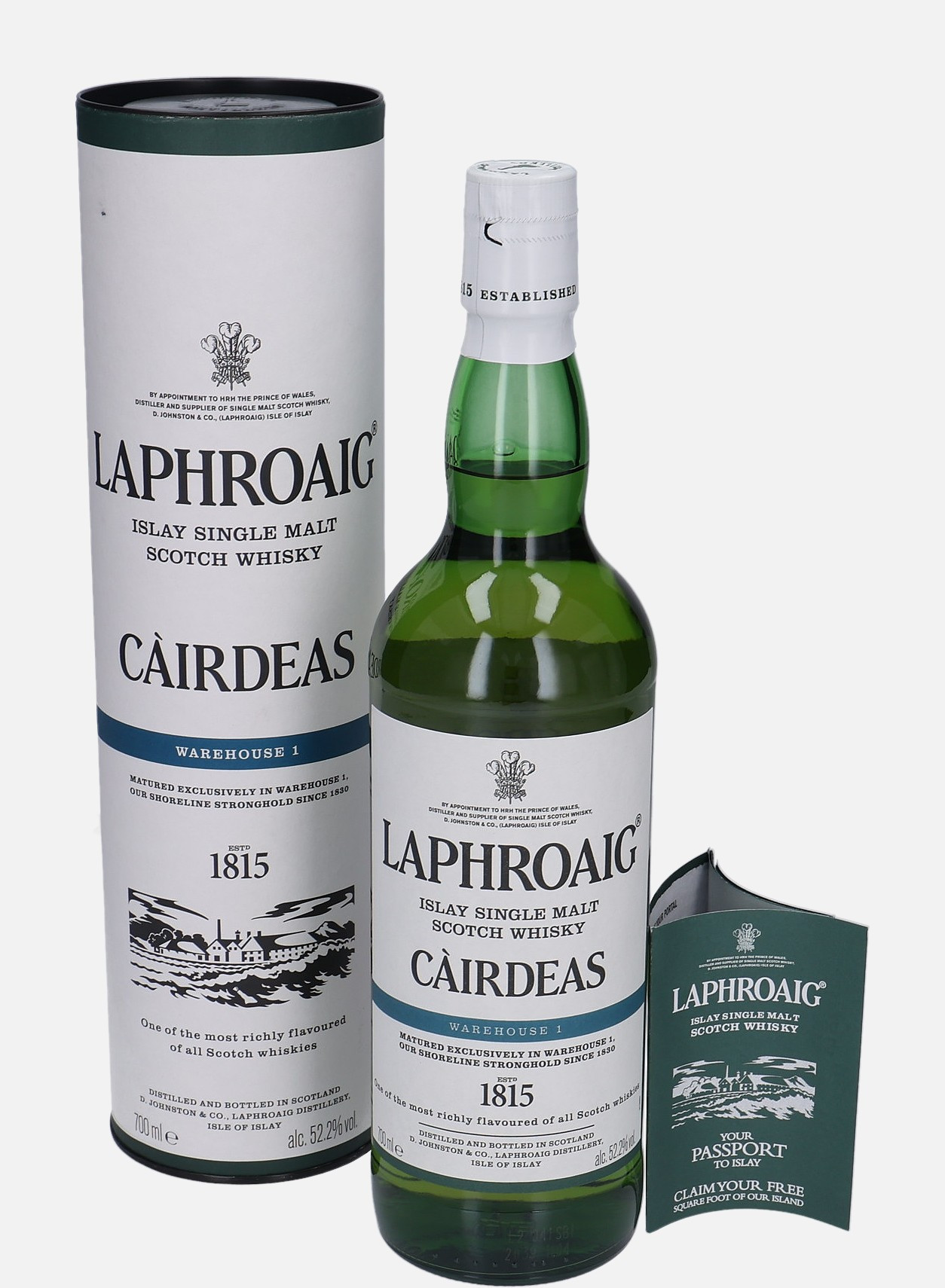 Laphroaig Càirdeas, Original Bottling b. 2022 Islay Single Malt Scotch Whisky Matured in First Fill Maker’s Mark Bourbon Cask 52.2% Vol, 700 ml Whisky
