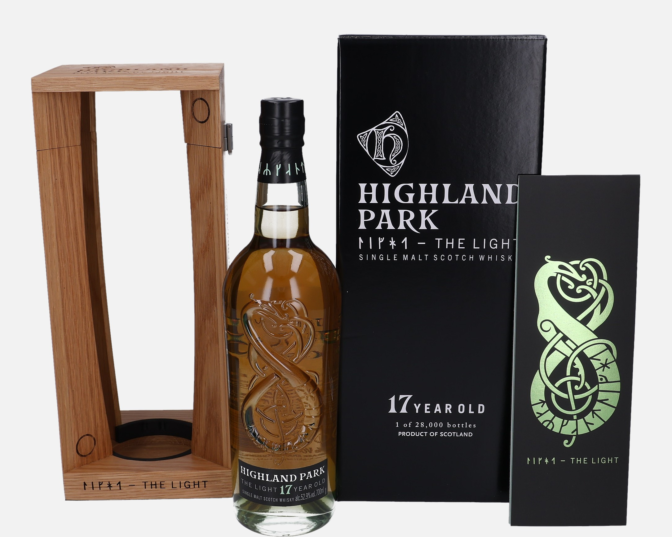Highland Park The Light, Original Bottling 17 years old Single Malt Scotch Whisky 52.9% Vol, 700 ml Whisky