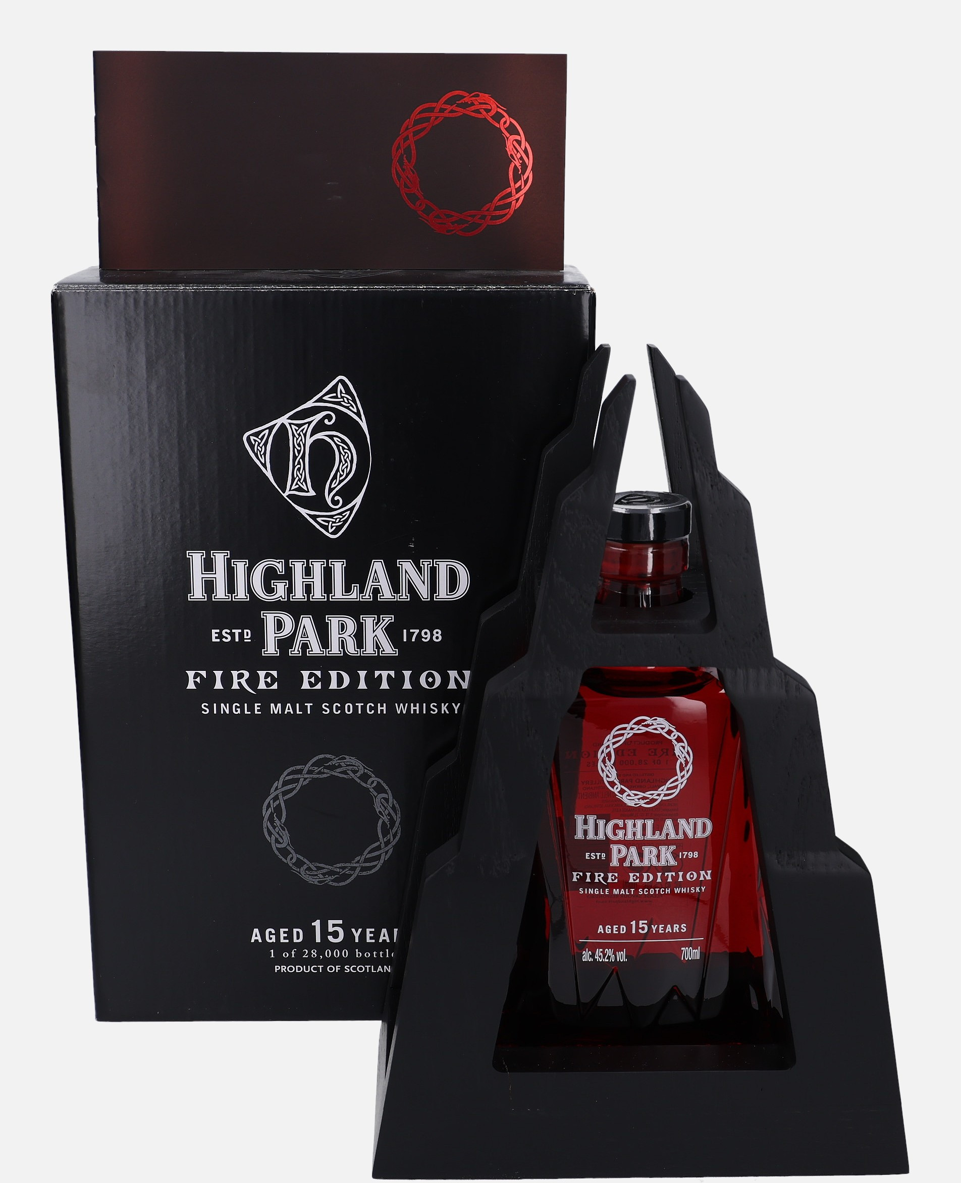 Highland Park Fire Edition, Original Bottling 15 years old Single Malt Scotch Whisky 45.2% Vol, 700 ml Whisky