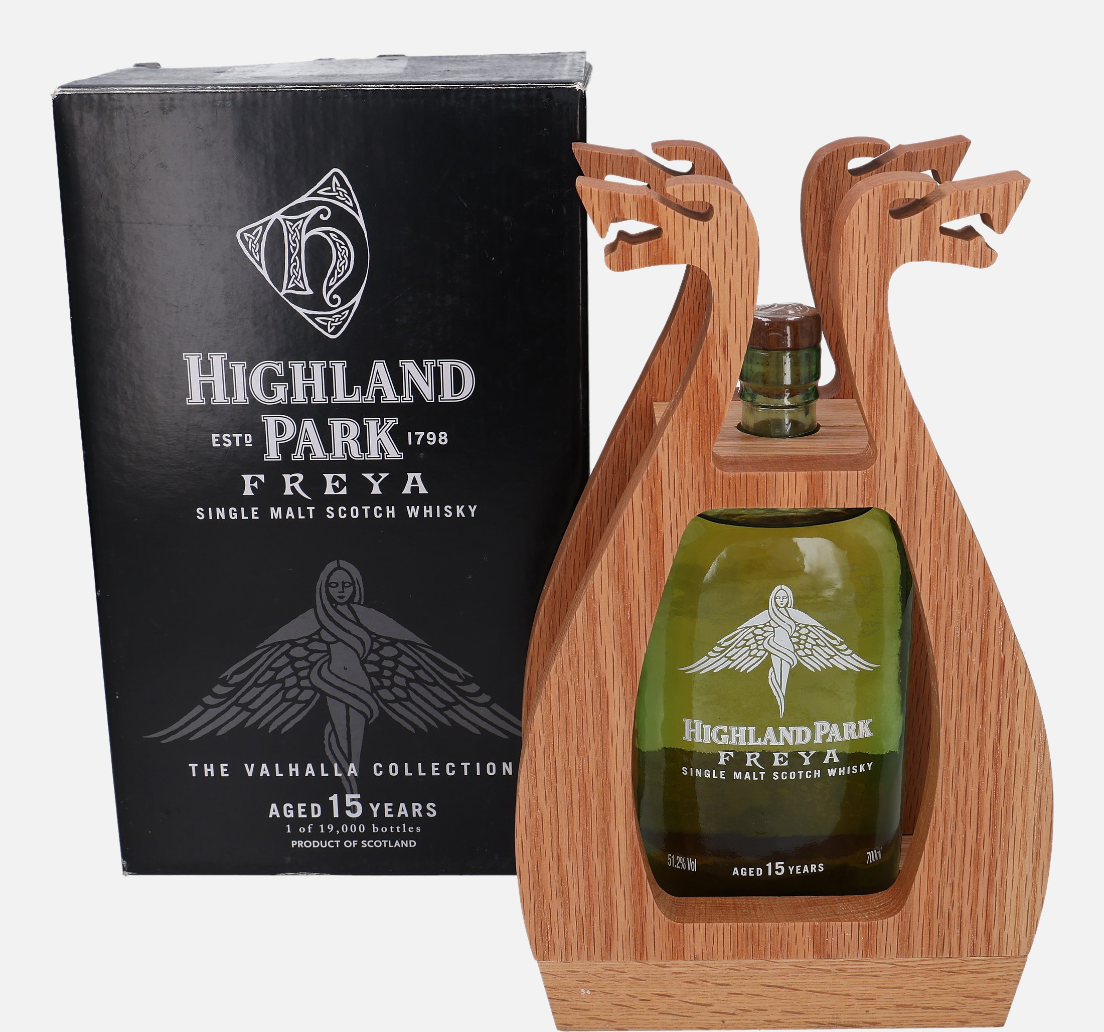 Highland Park Freya, Original Bottling 15 years old Single Malt Scotch Whisky 51.2% Vol, 700 ml Whisky