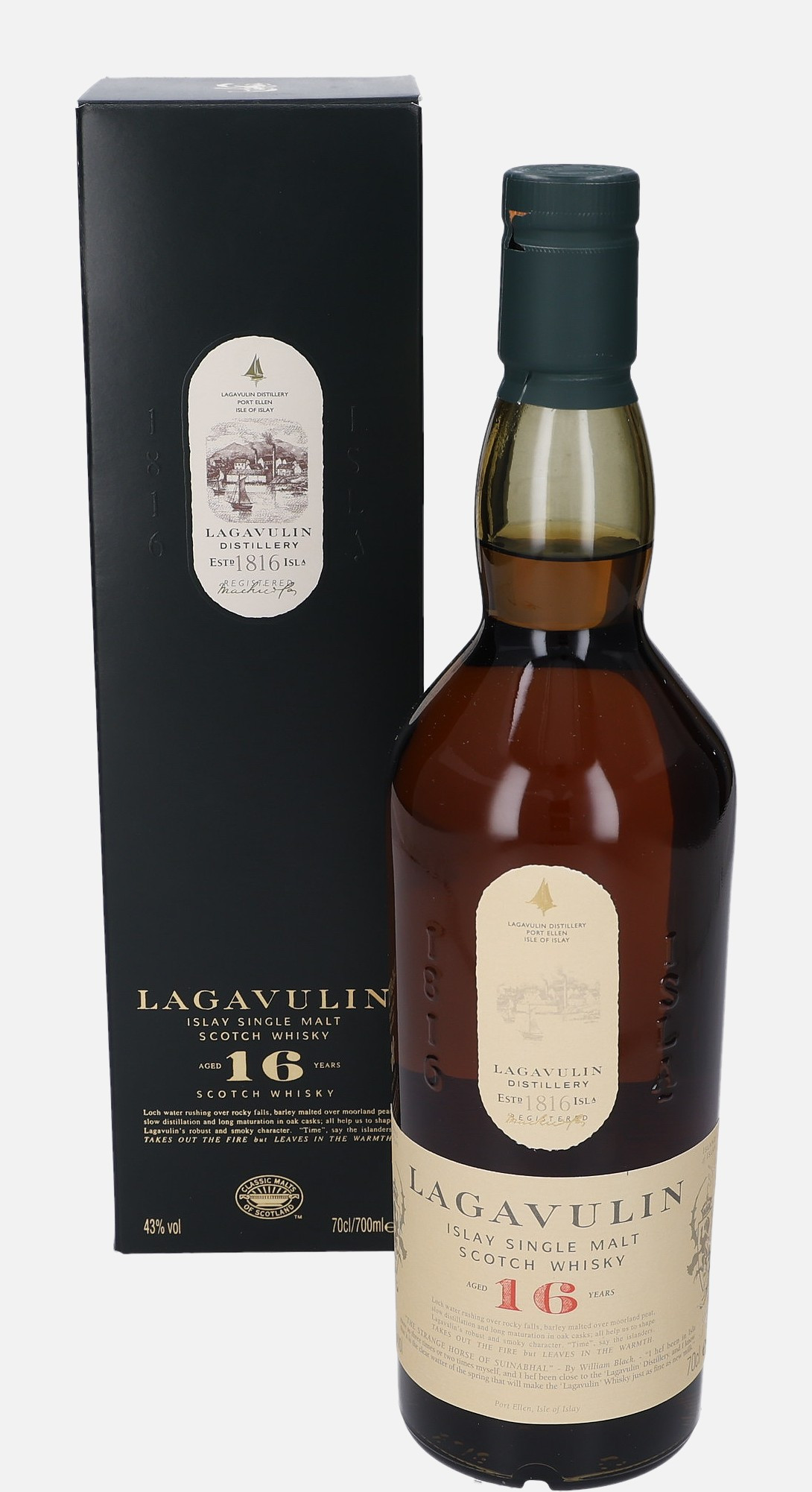 Lagavulin Original Bottling 16 years old Islay Single Malt Scotch Whisky 43% Vol, 700 ml Whisky