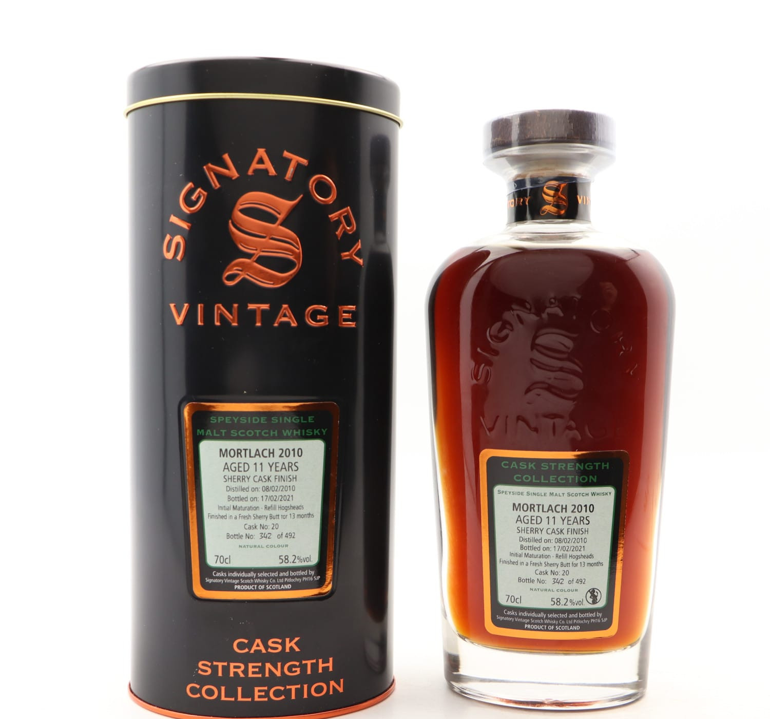 Mortlach 2010 11 Year Old Signatory Whisky 