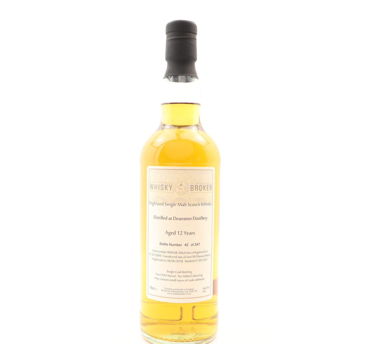 Deanston 2009 12 Year Old Whisky Broker Whisky 