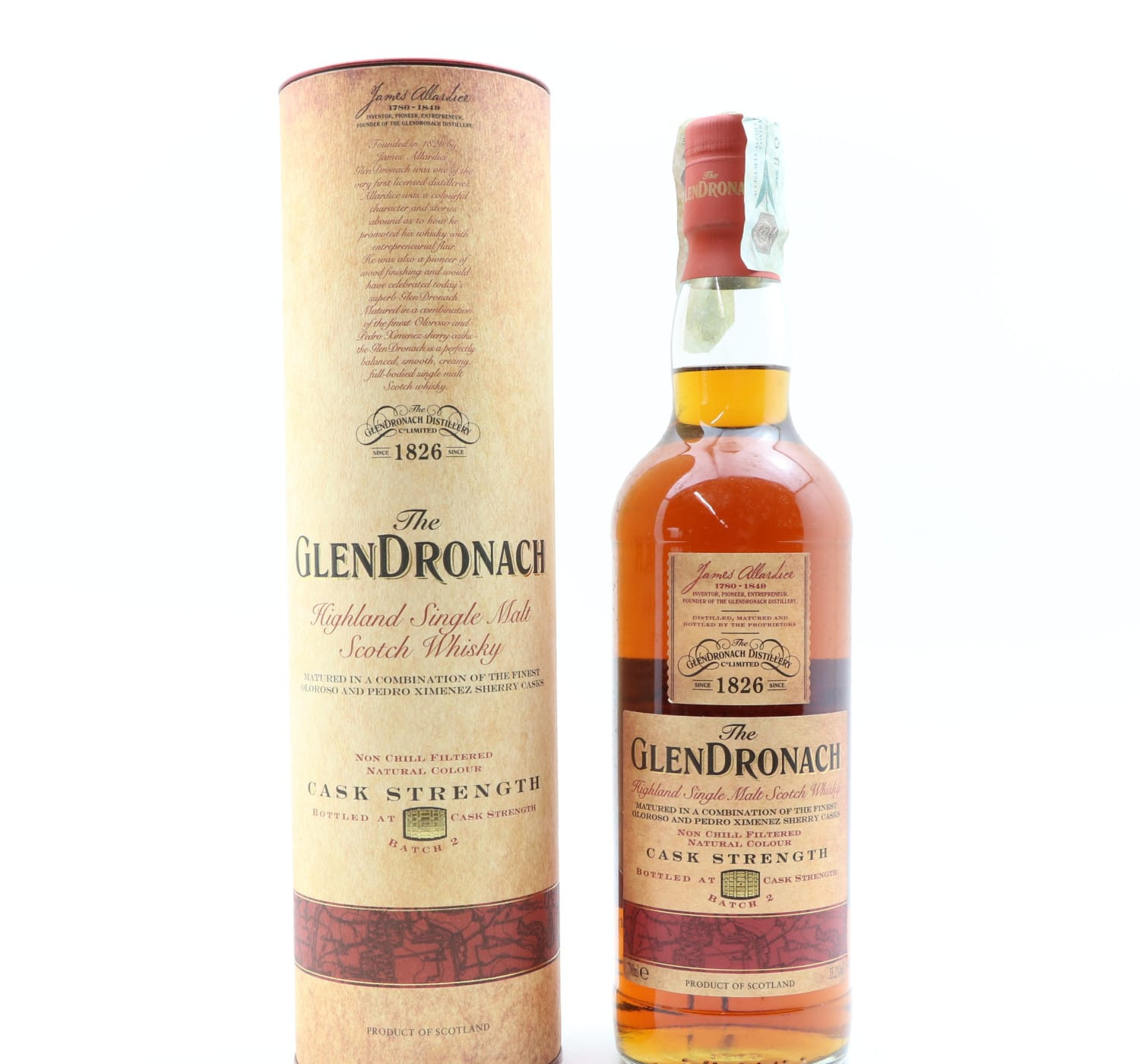 Glendronach Cask Strength Batch #2 Whisky 