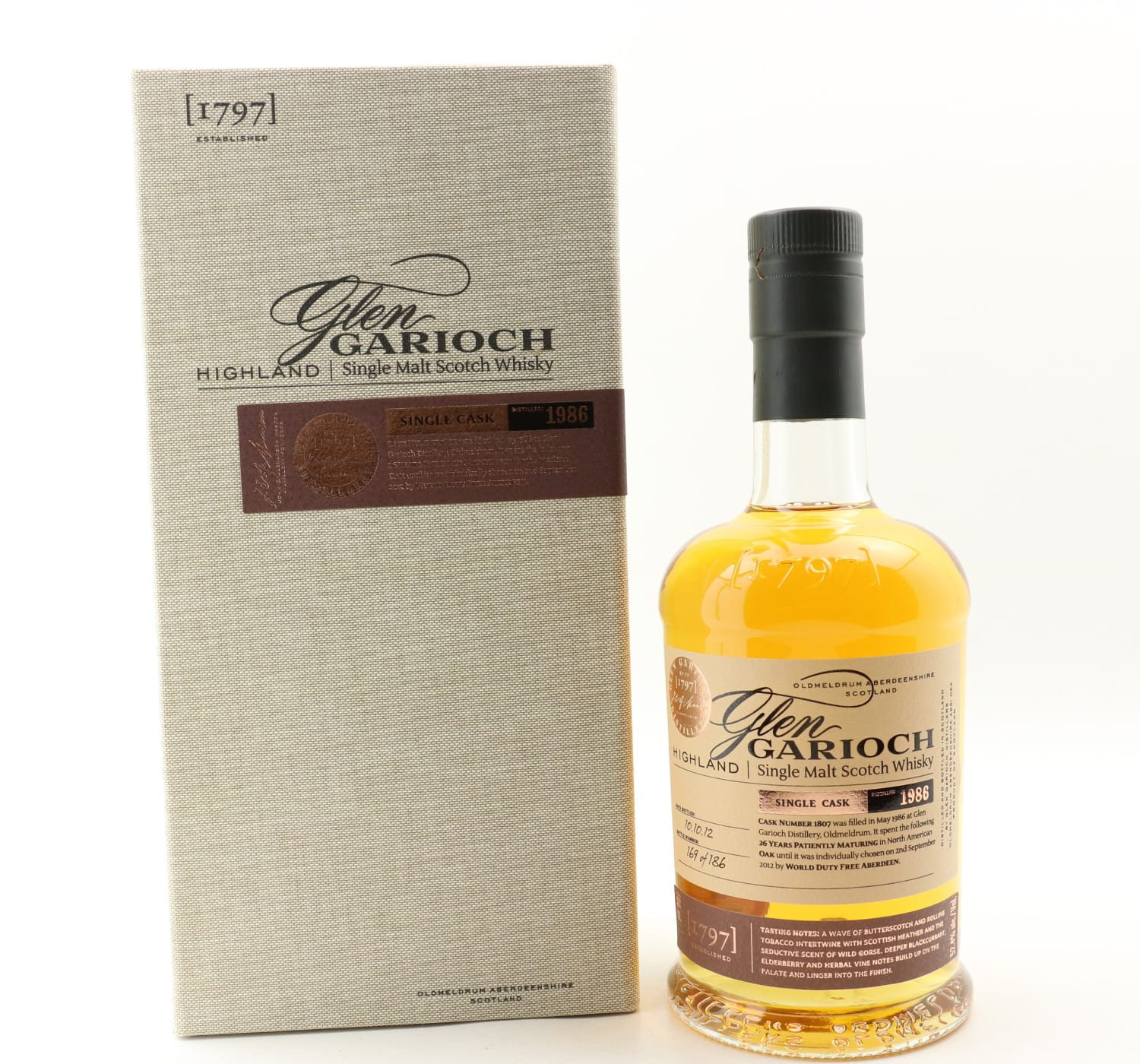 Glen Garioch 1986 26 Year Old Single Cask #1807 Whisky 