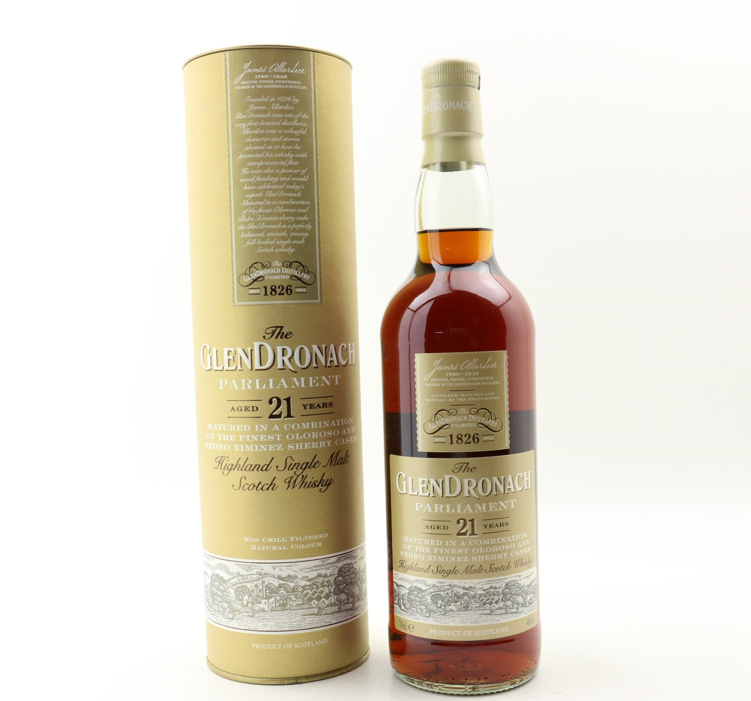 GlenDronach 21 Year Old Parliament 2016 Release Whisky 