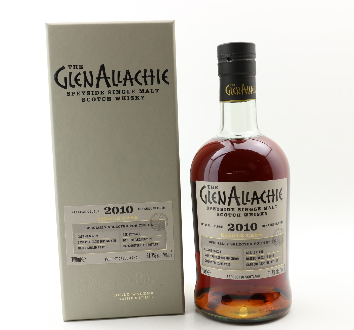 GlenAllachie 2010 12 Year Old Single Cask #804024 For The UK Whisky 