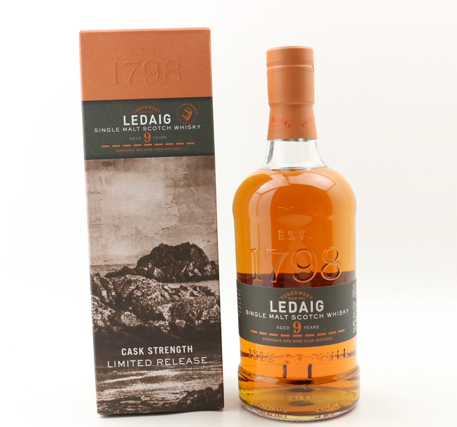 Ledaig 9 Year Old Bordeaux Red Wine Cask Matured Whisky 