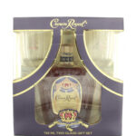 Crown Royal Fine De Luxe Blended Canadian Whisky 75cl Gift Set – whisky bottle