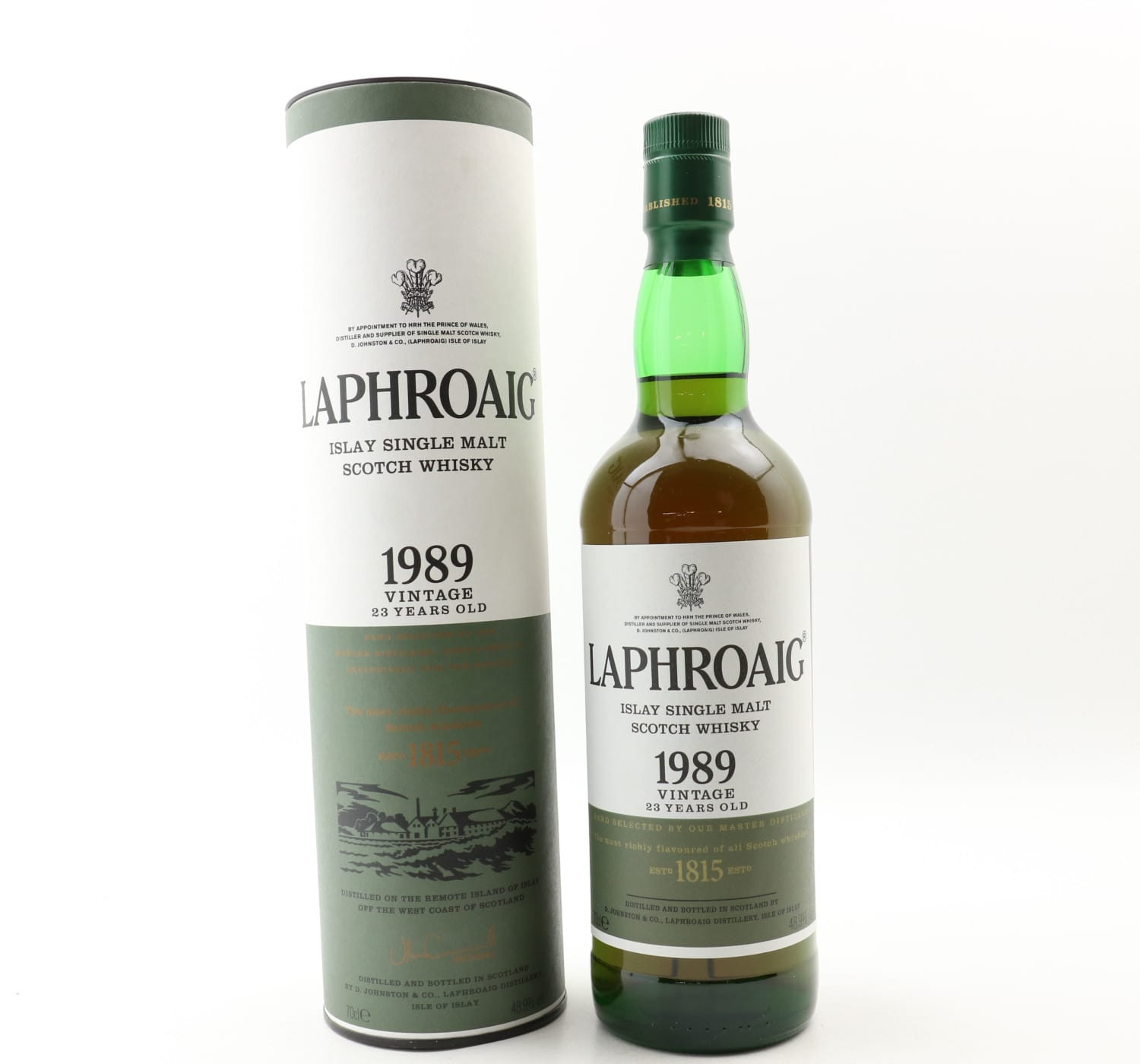 Laphroaig 1989 23 Year Old Vintage Whisky 