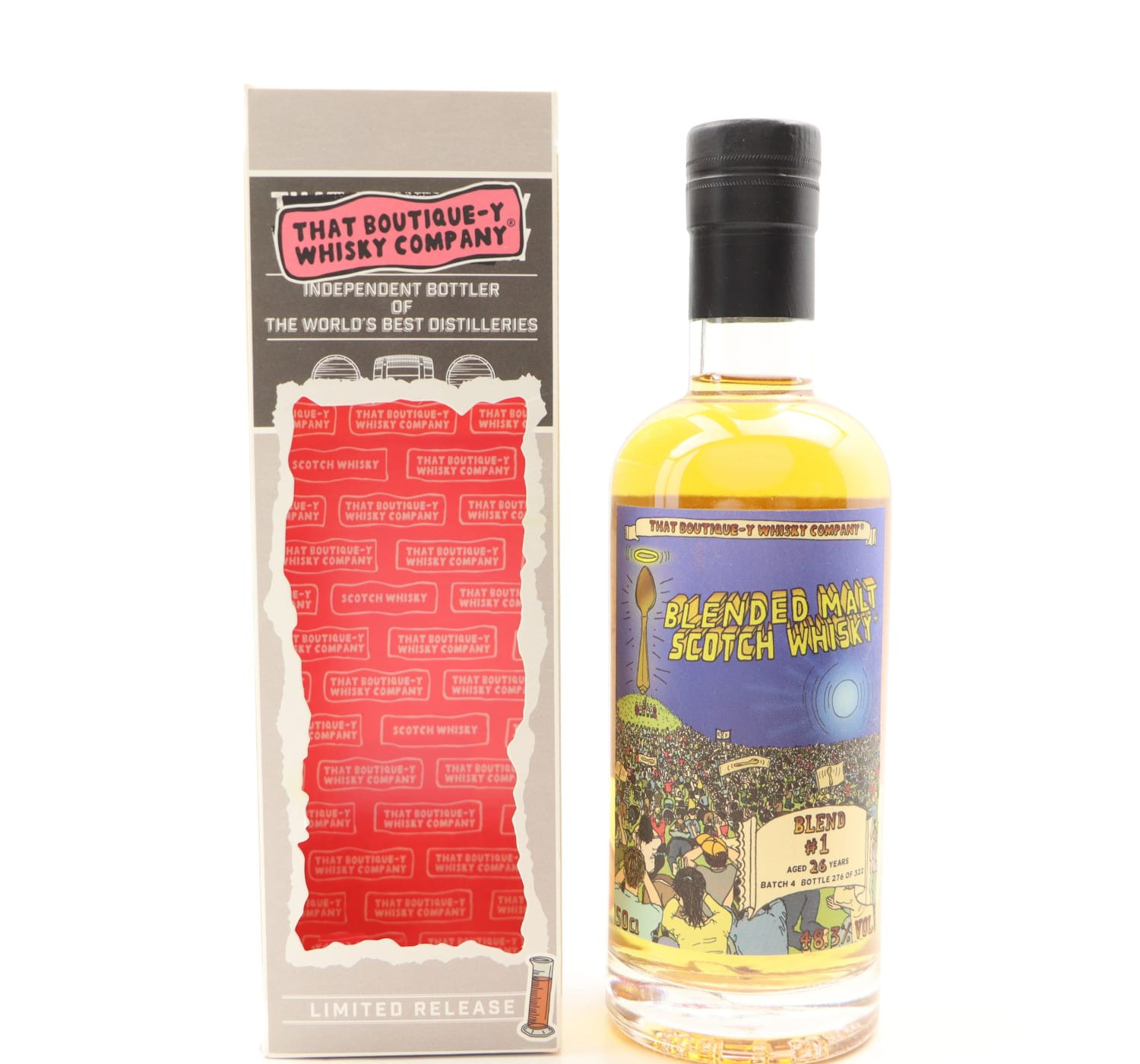 Boutique-Y Whisky Co Blended Malt 26 Year Old Blend #1 Batch #4 50cl Whisky 