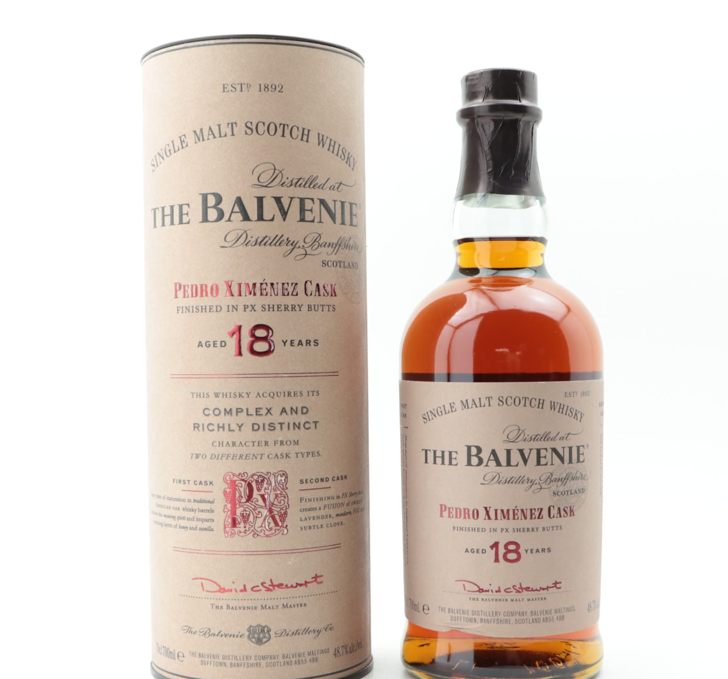 Balvenie 18 Year Old Pedro Ximenez Cask Whisky 