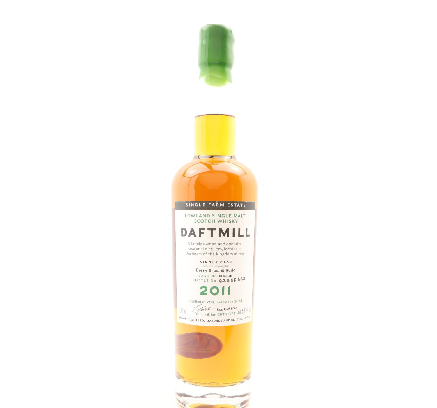 Daftmill 2011 Single Cask #110 For Berry Bros & Rudd Whisky 