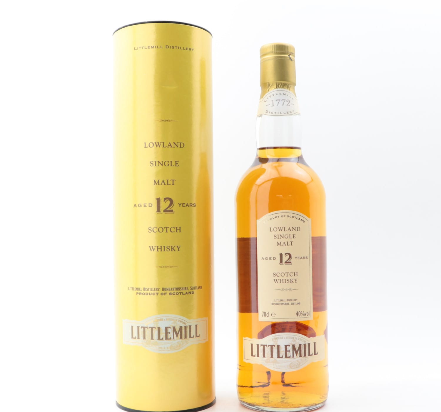 Littlemill 12 Year Old Whisky 