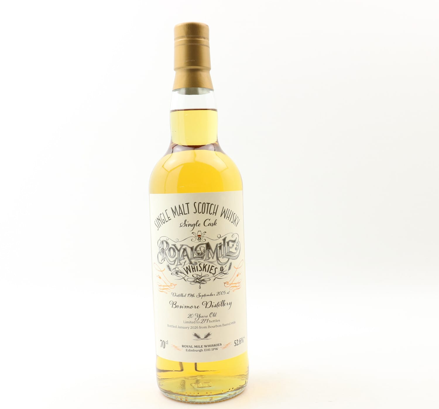 Bowmore 2005 20 Year Old Royal Mile Whiskies Whisky 
