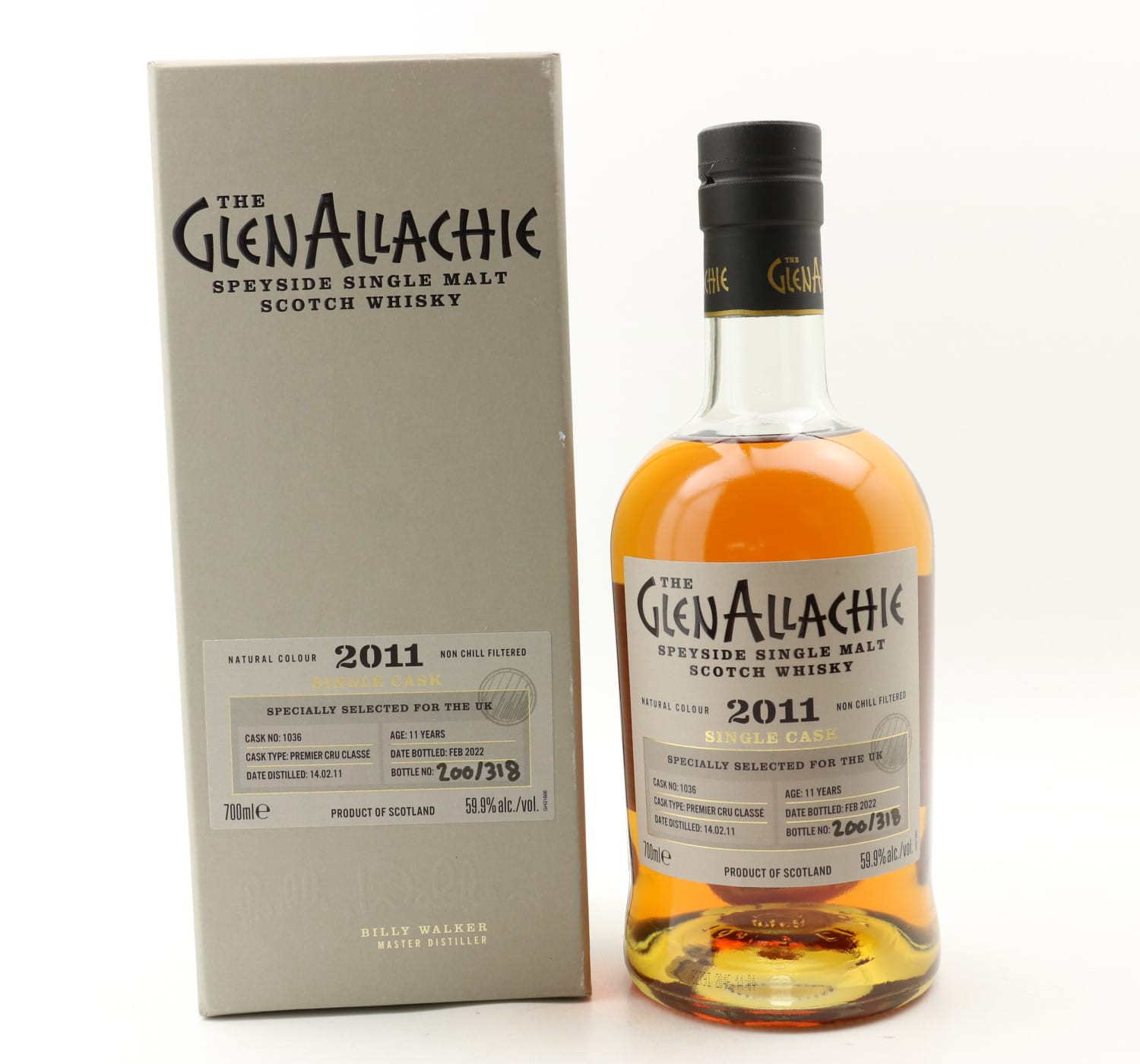 Glenallachie 2011 11 Year Old Single Cask #1036 For The UK Whisky 