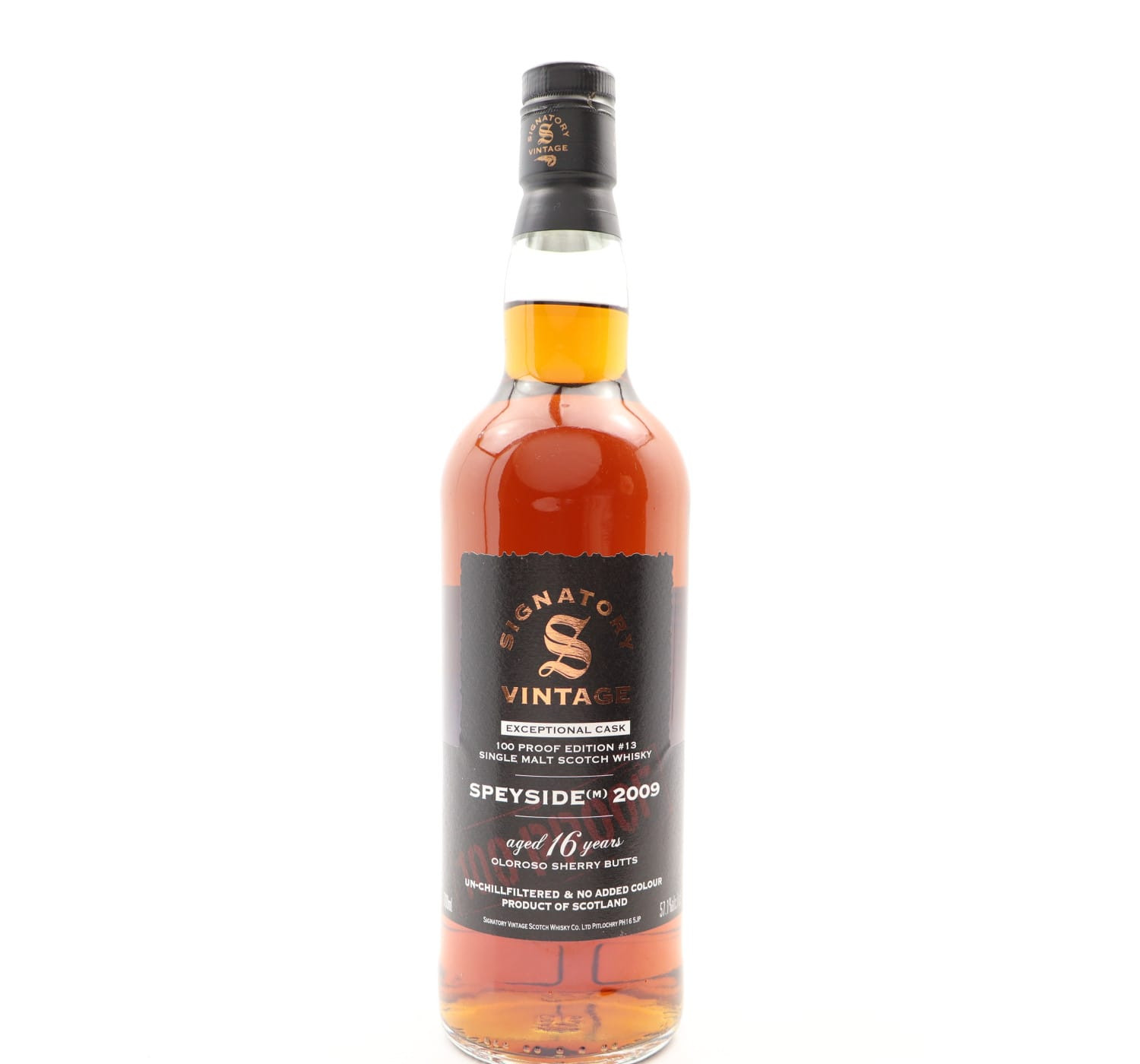 Speyside (M) 2009 16 Year Old Signatory Small Batch Edition #13 Whisky