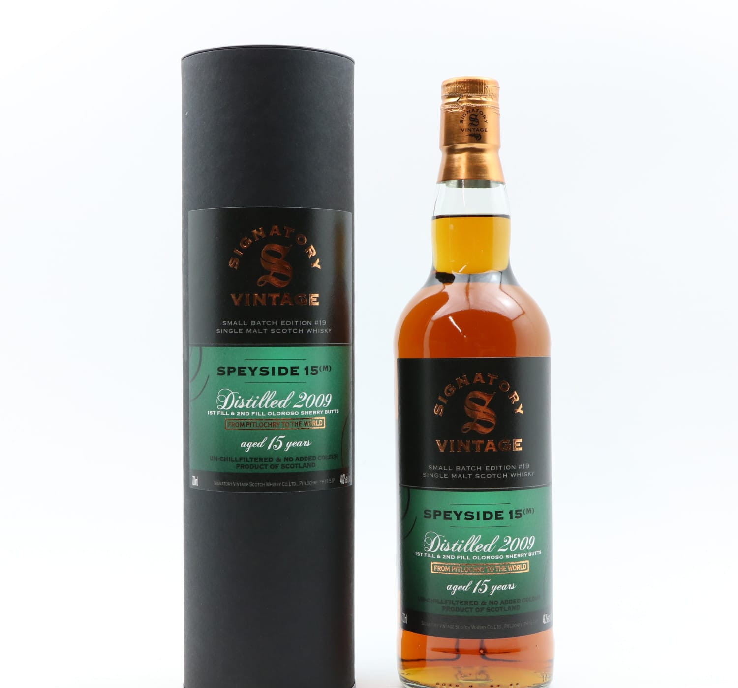 Speyside (M) 2009 15 Year Old Signatory Small Batch Edition #19 Whisky