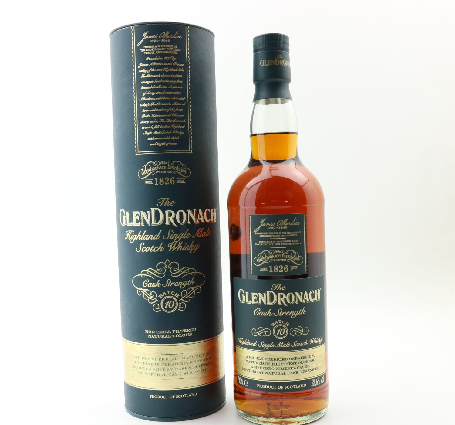 GlenDronach Cask Strength Batch #10 Whisky 