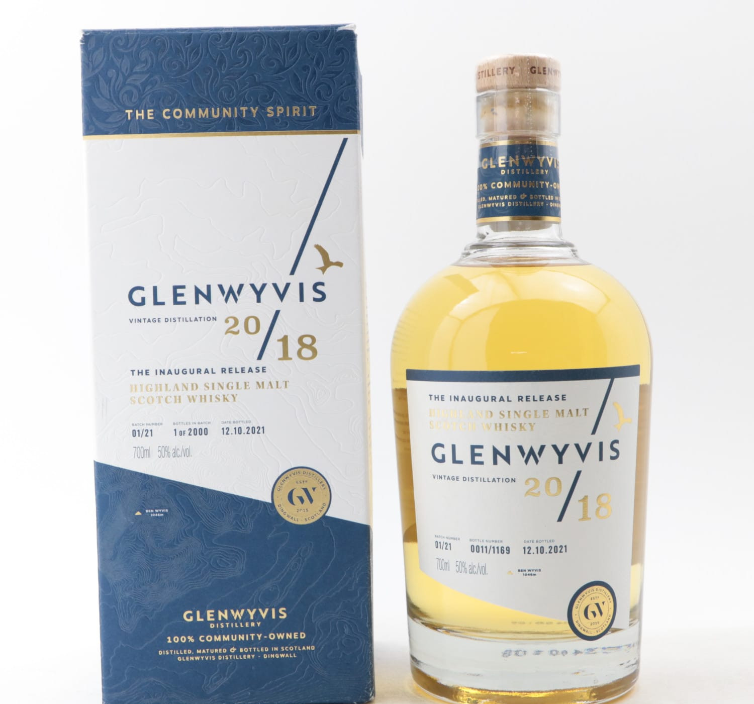 GlenWyvis 2018 Inaugural Release Whisky