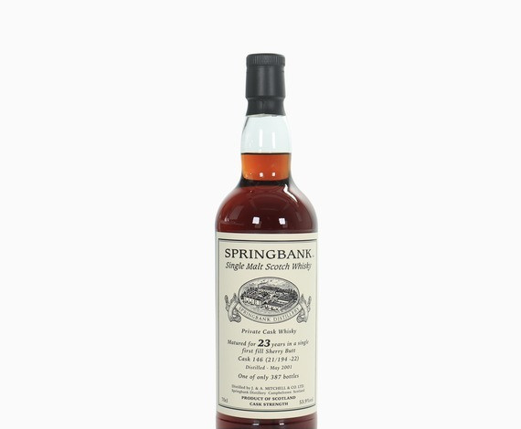 Springbank – 23 Year Old (2001) Single Cask #146 (Private Bottling) Whisky