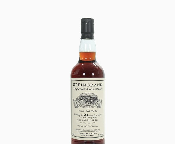 Springbank – 23 Year Old (2001) Single Cask #146 (Private Bottling) Whisky