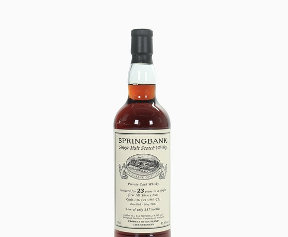 Springbank – 23 Year Old (2001) Single Cask #146 (Private Bottling) Whisky