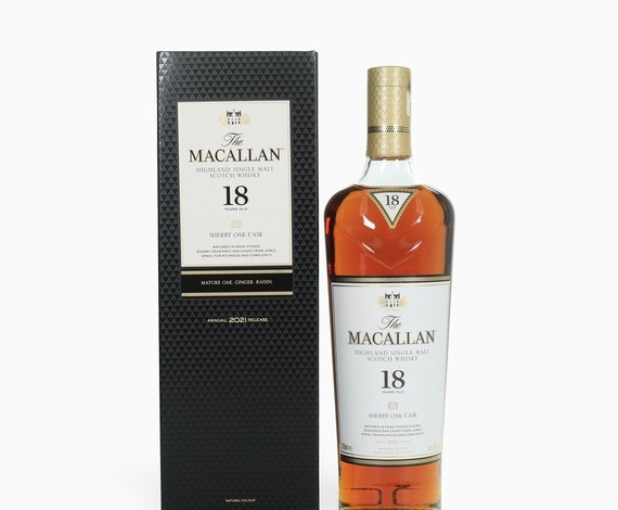 Macallan – 18 Year Old (2021) Sherry Oak Whisky 