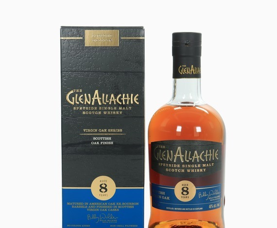 Glenallachie – 8 Year Old (Scottish Virgin Oak Finish) Whisky 