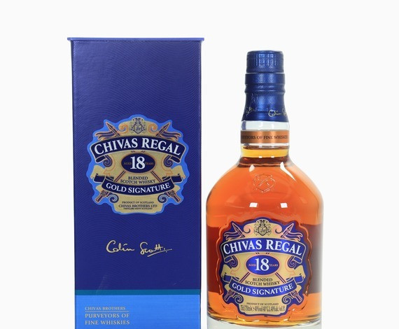 Chivas Regal – 18 Year Old (Gold Signature) 75cl Whisky 