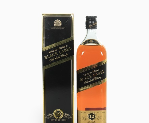 Johnnie Walker – 12 Year Old (Black Label) 1 Litre Whisky 