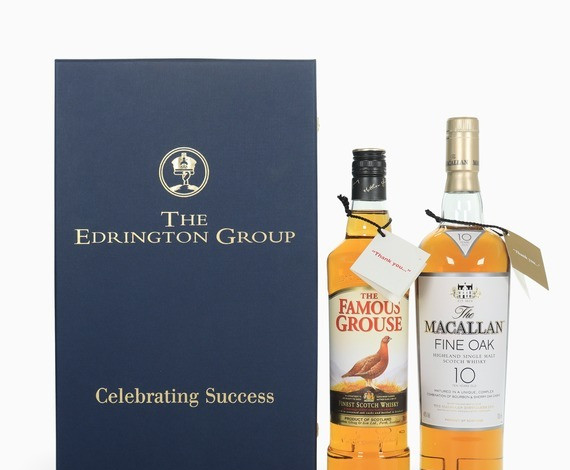 Edrington – Famous Grouse / Macallan 10 (Fine oak) 2 x 70cl Whisky