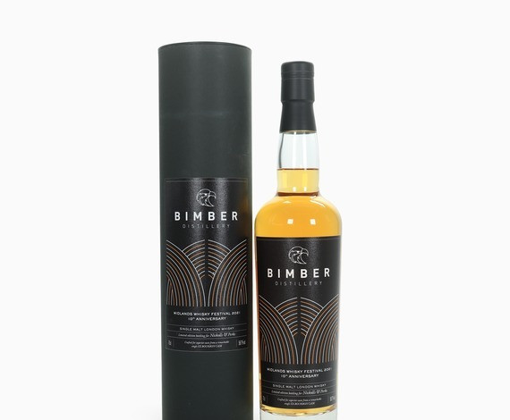 Bimber – Ex-Bourbon Cask (Single Cask #159) Midlands Whisky Festival 10th Anniversary Whisky
