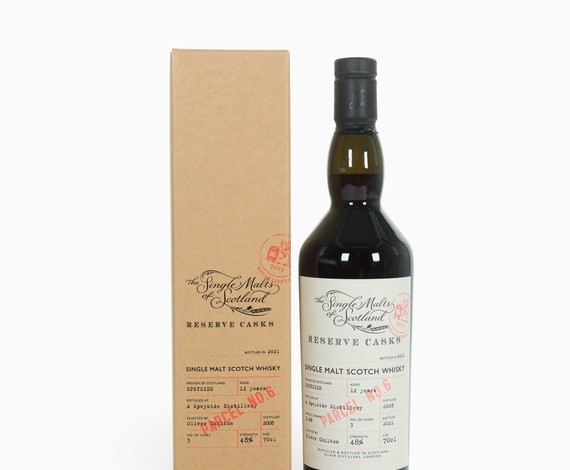 A Speyside Distillery – 12 Year Old (2008) Single Malts of Scotland (Parcel No.6) Whisky