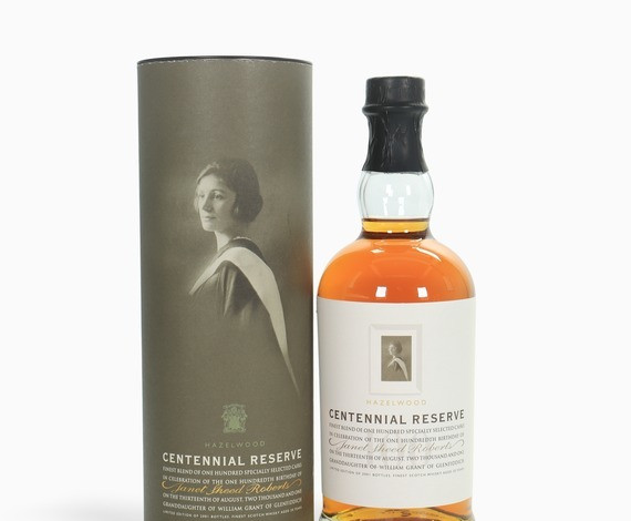 Hazelwood – 20 Year Old (Centennial Reserve) Janet Sheed Roberts 100th Birthday Whisky