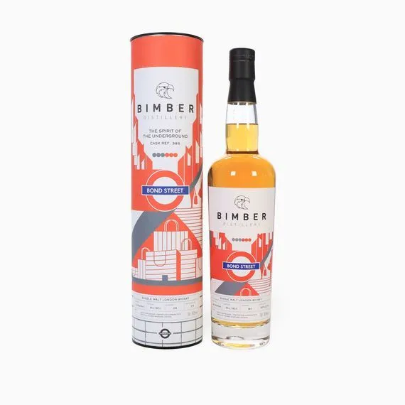 Bimber – Ex-Bourbon Cask (Single Cask #385) Spirit of the Underground (Bond Street Edition) Whisky