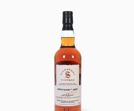 Speyside (M) – 13 Year Old (2011) 100 Proof Edition #25 (Signatory Vintage) Whisky 