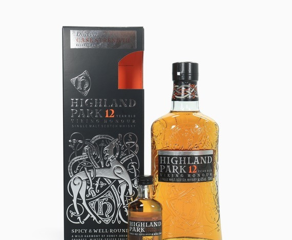Highland Park – 12 Year Old (Viking Honour) & Cask Strength Release No.3 (5cl) Whisky