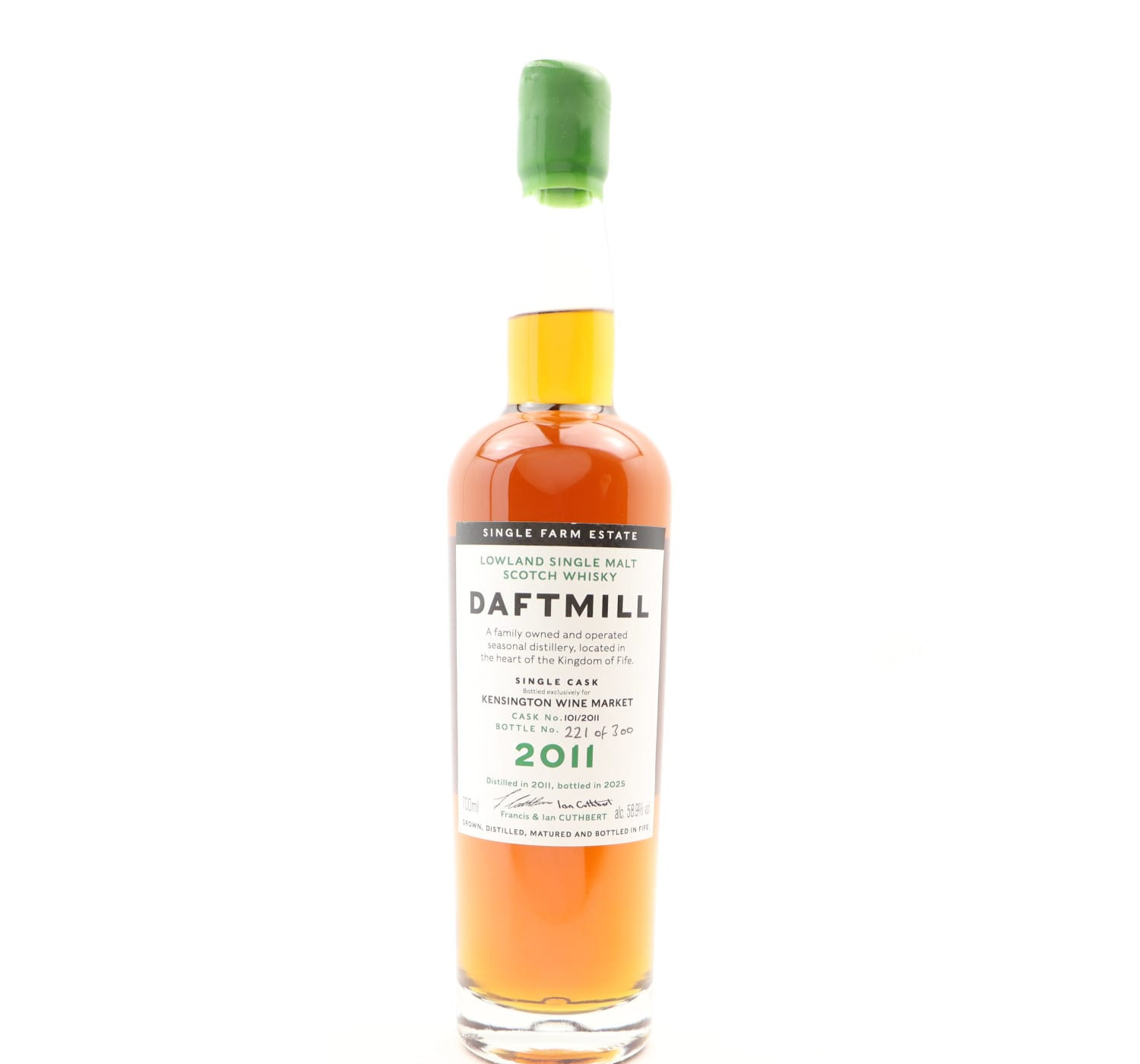 Daftmill 2011 Single Cask #101 For Kensington Wine Market Whisky