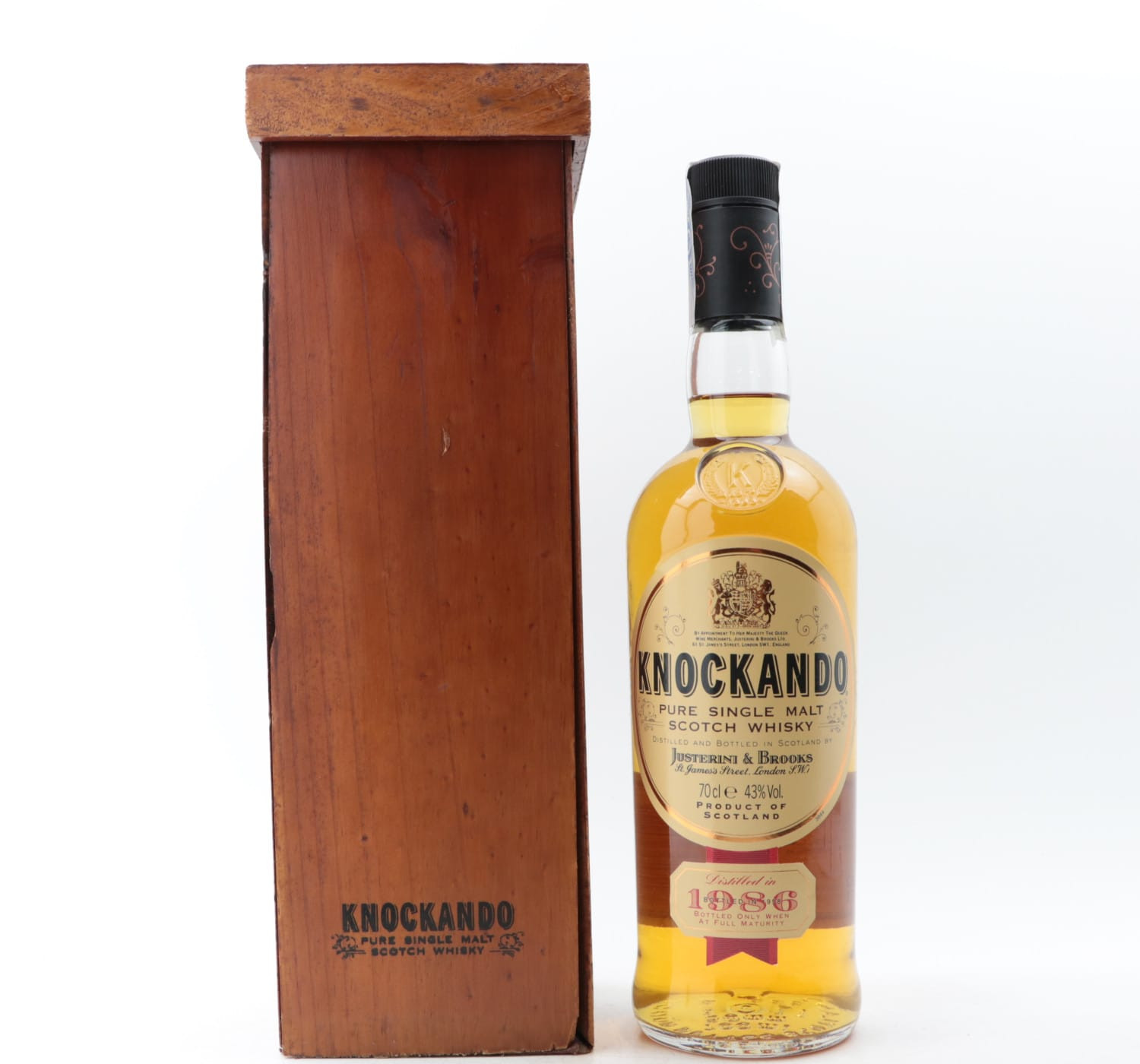 Knockando 1986 Board Game Box Whisky