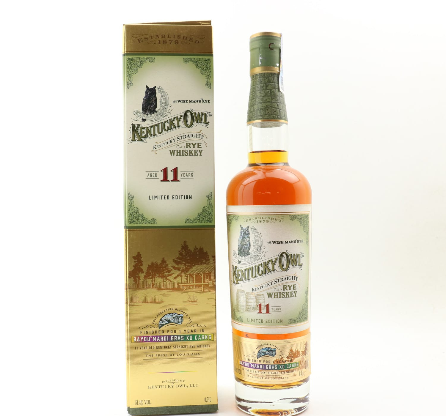 Kentucky Owl 11 Year Old Rye Bayou Mardi Gras XO Cask Finish Whisky 