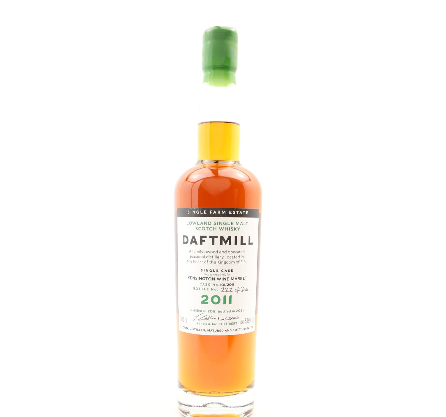 Daftmill 2011 Single Cask #101 For Kensington Wine Market Whisky
