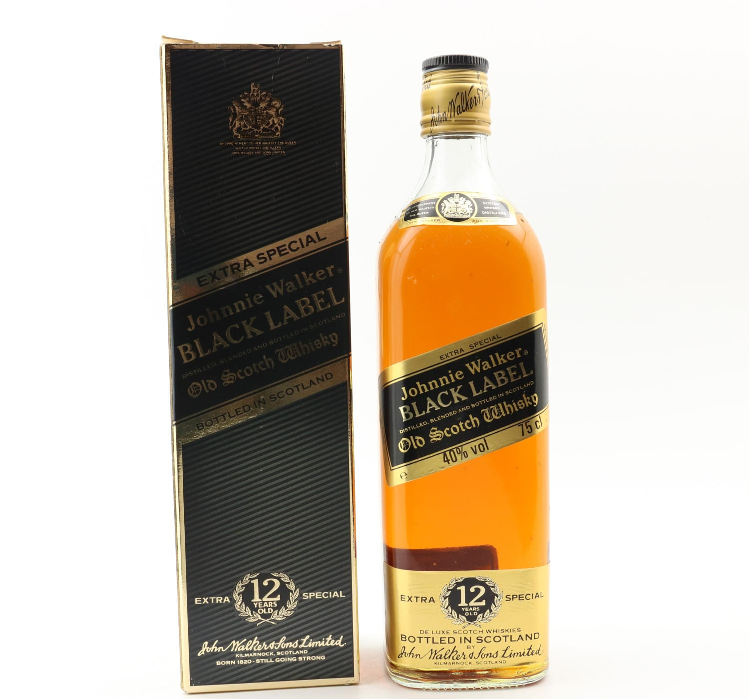 Johnnie Walker 12 Year Old Black Label 75cl Whisky