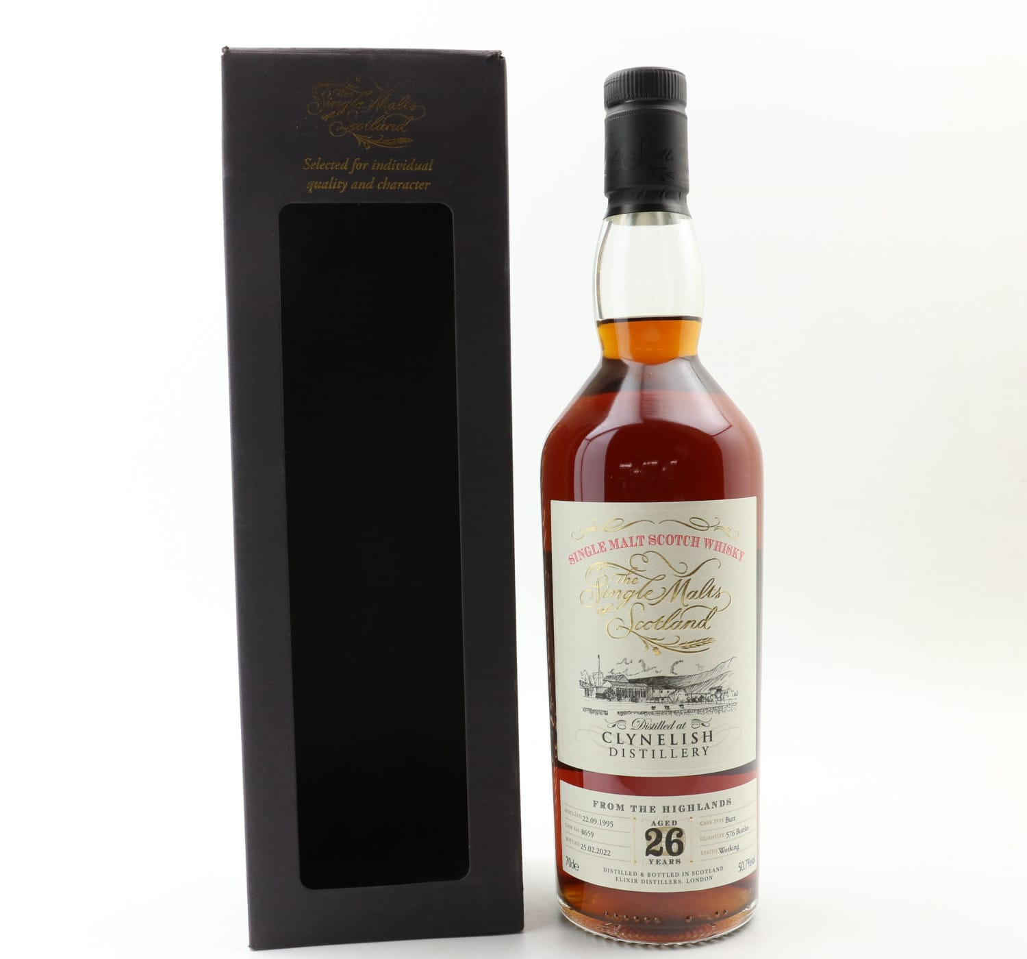 Clynelish 1995 26 Year Old Single Malts Of Scotland Whisky 